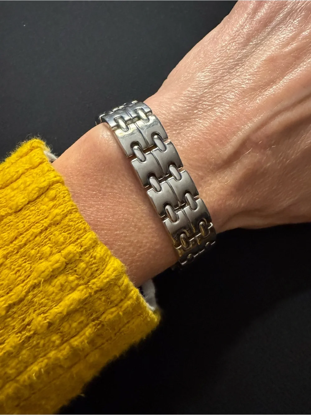 Chisel Men’s Stainless Steel Panel Link Bracelet 8.5”